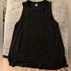 Women’s Luxe S Old Navy heather Black Tank Top